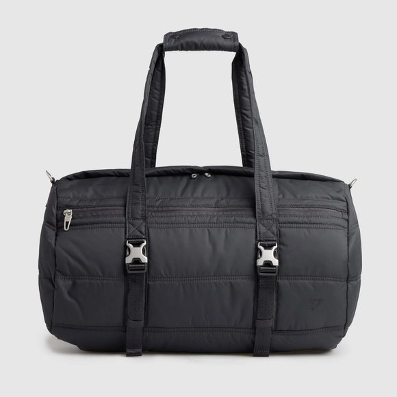 BNWT GYMSHARK PREMIUM LIFESTYLE BARREL GYM BAG NEW RELEASE ONYX GREY - Picture 1 of 9